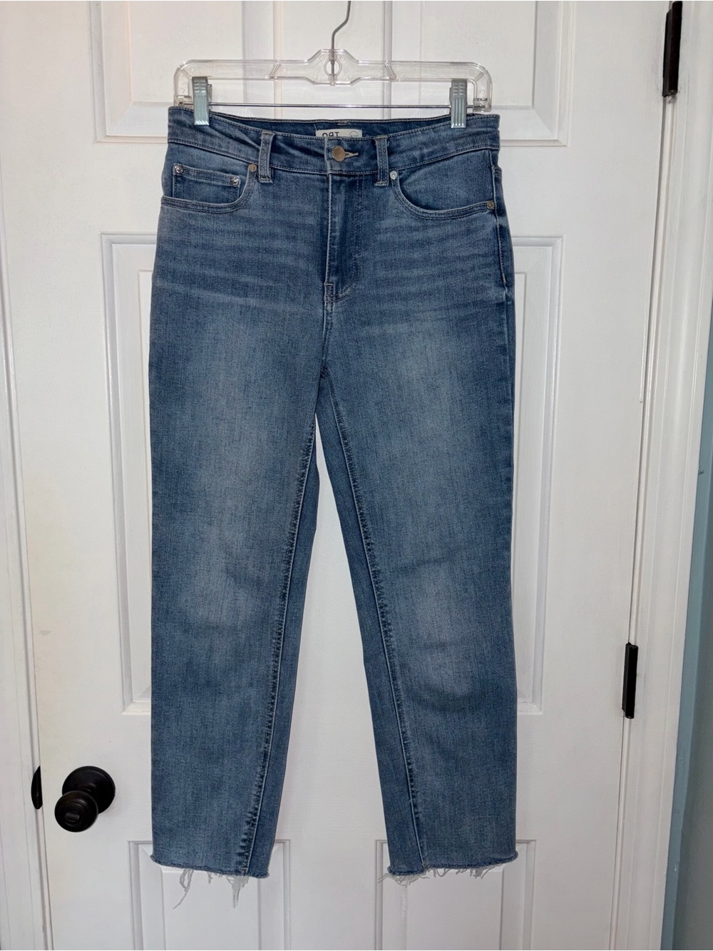 OAT New York Blue Denim Straight Slim Jeans